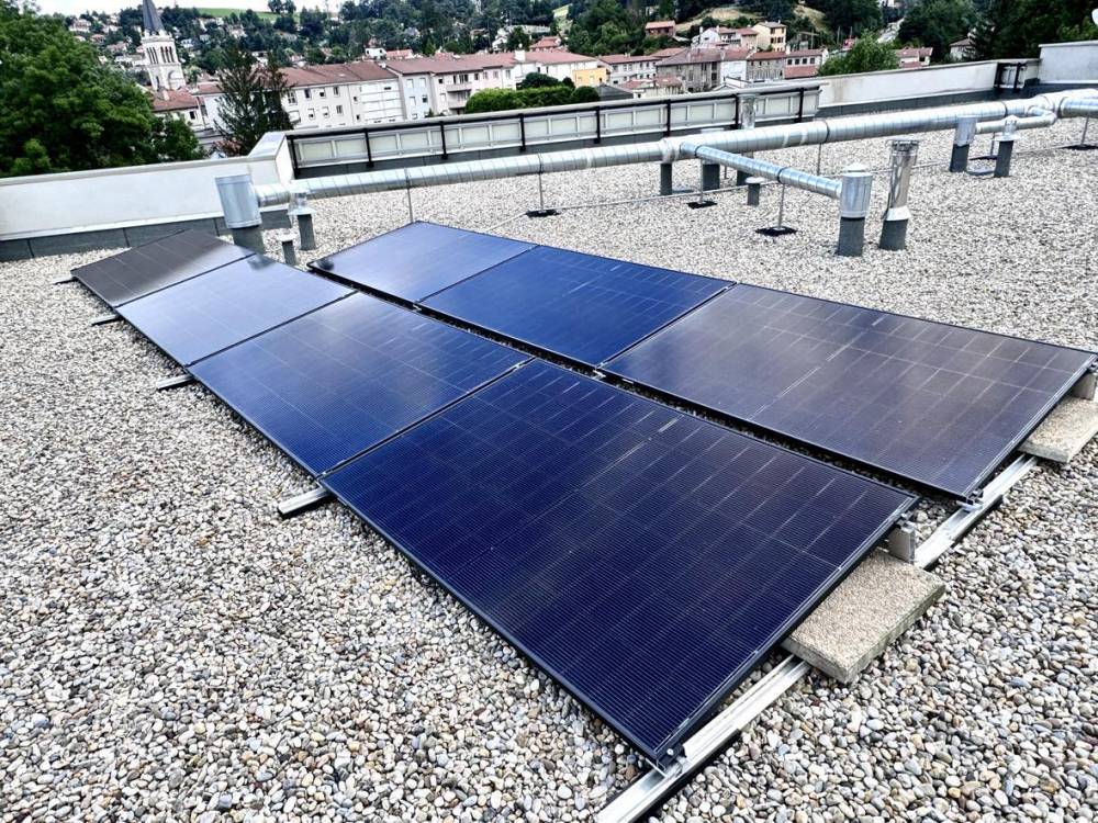 Installation sur toit terrasse